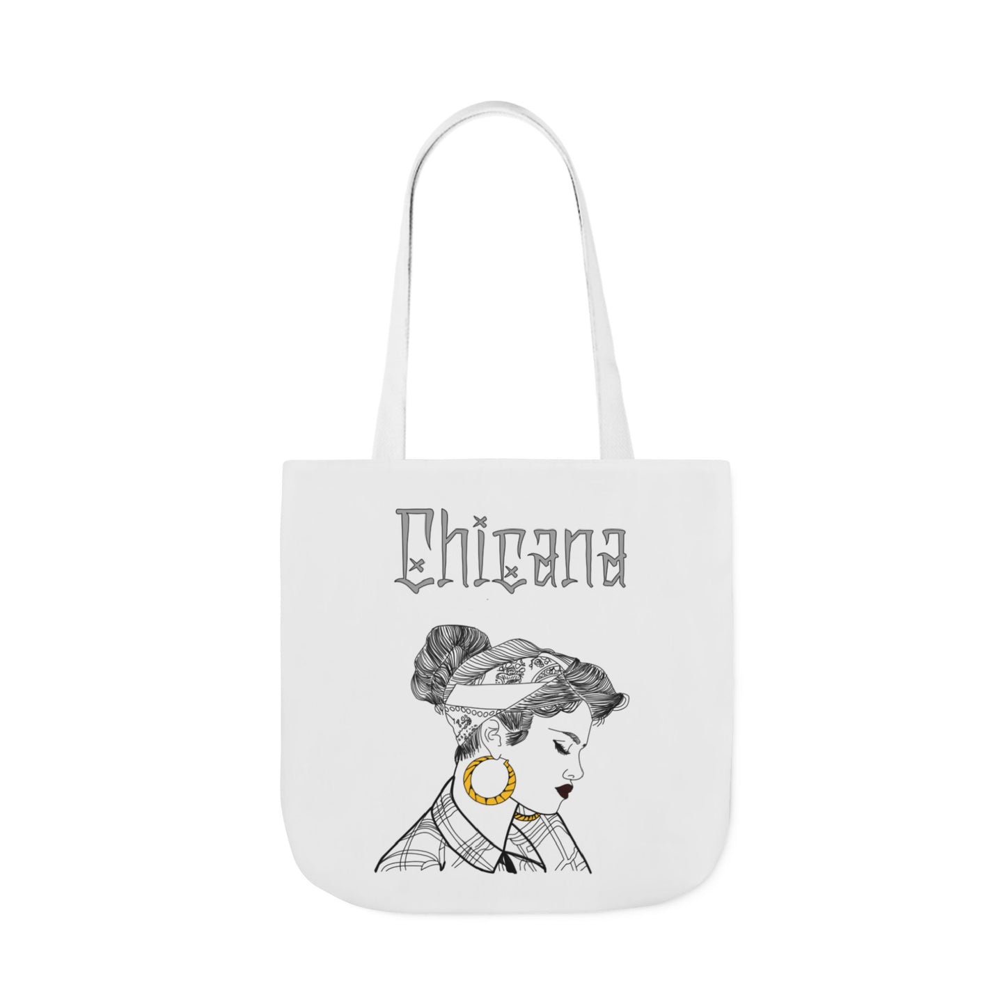 Chicana Canvas Tote Bag - Stylish Eco-Friendly Carryall for Fashion Lovers, Art Enthusiasts, Gifts for Her, Everyday Use