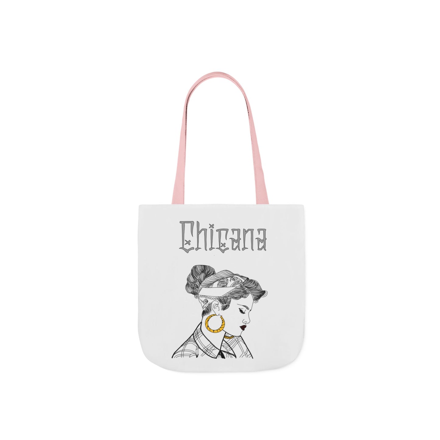 Chicana Canvas Tote Bag - Stylish Eco-Friendly Carryall for Fashion Lovers, Art Enthusiasts, Gifts for Her, Everyday Use