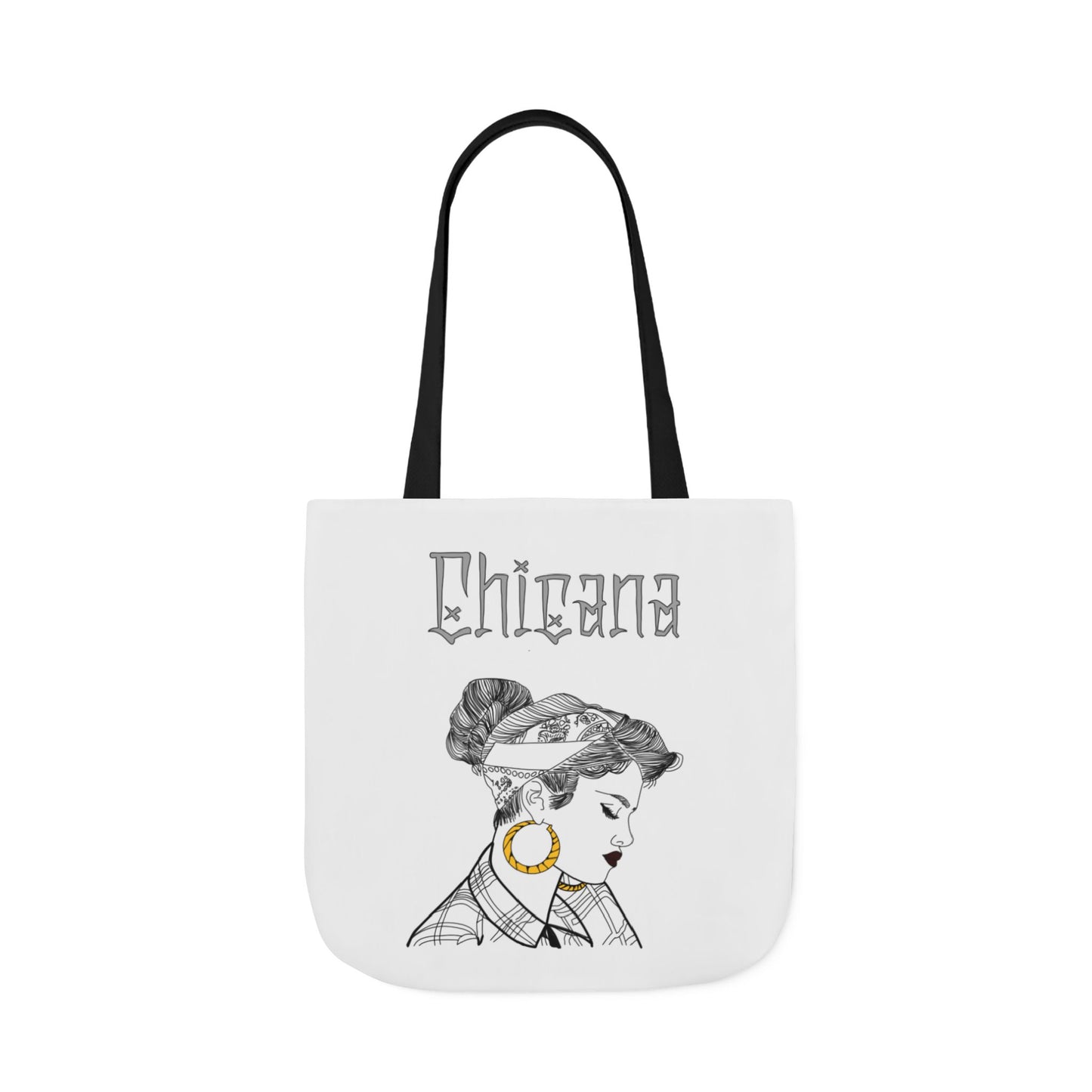 Chicana Canvas Tote Bag - Stylish Eco-Friendly Carryall for Fashion Lovers, Art Enthusiasts, Gifts for Her, Everyday Use
