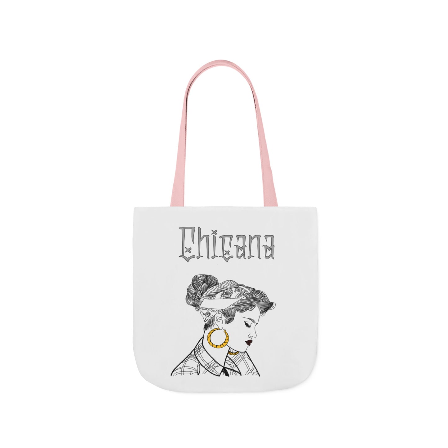Chicana Canvas Tote Bag - Stylish Eco-Friendly Carryall for Fashion Lovers, Art Enthusiasts, Gifts for Her, Everyday Use