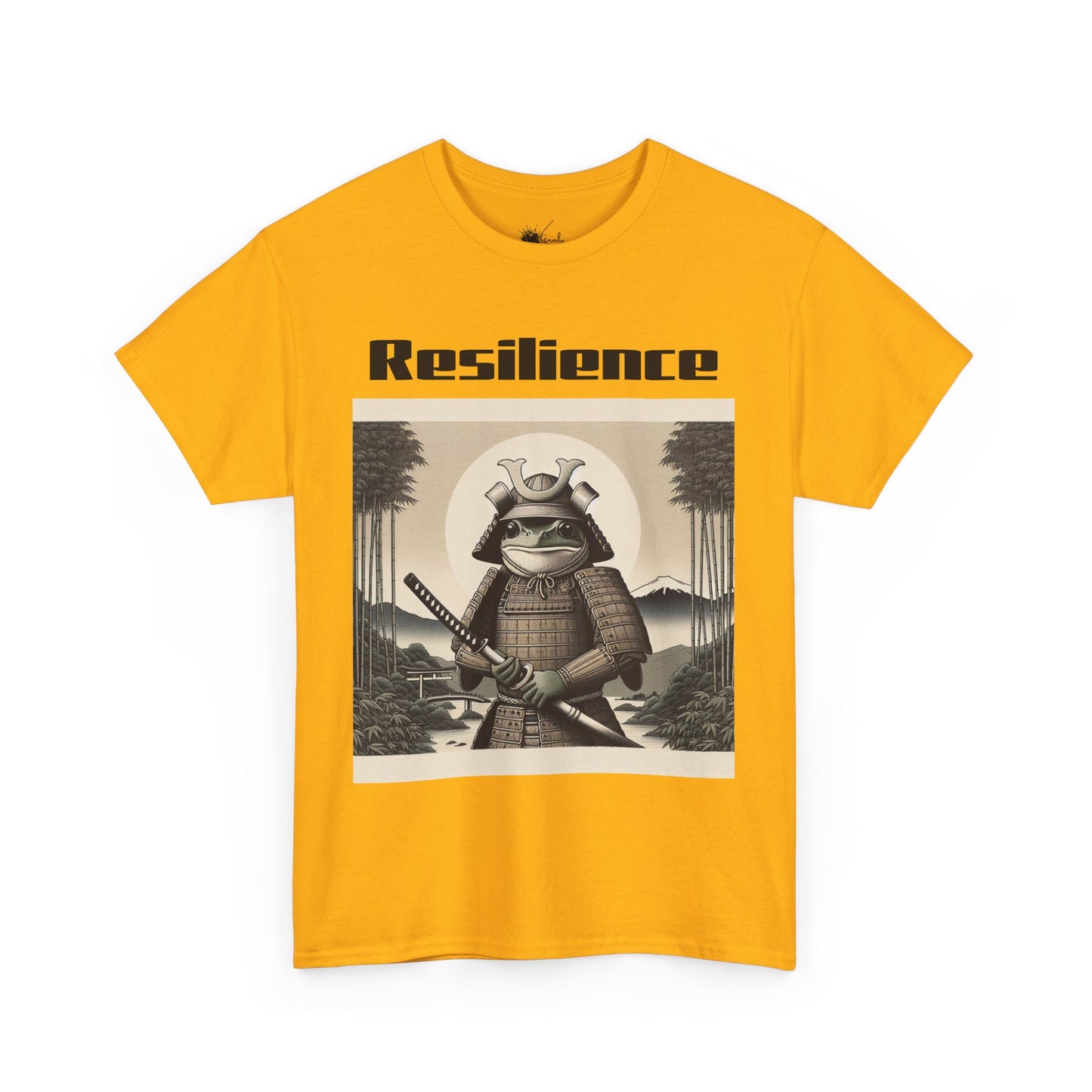 Samurai Resilience Unisex Heavy Cotton Tee | Motivational Graphic Shirt