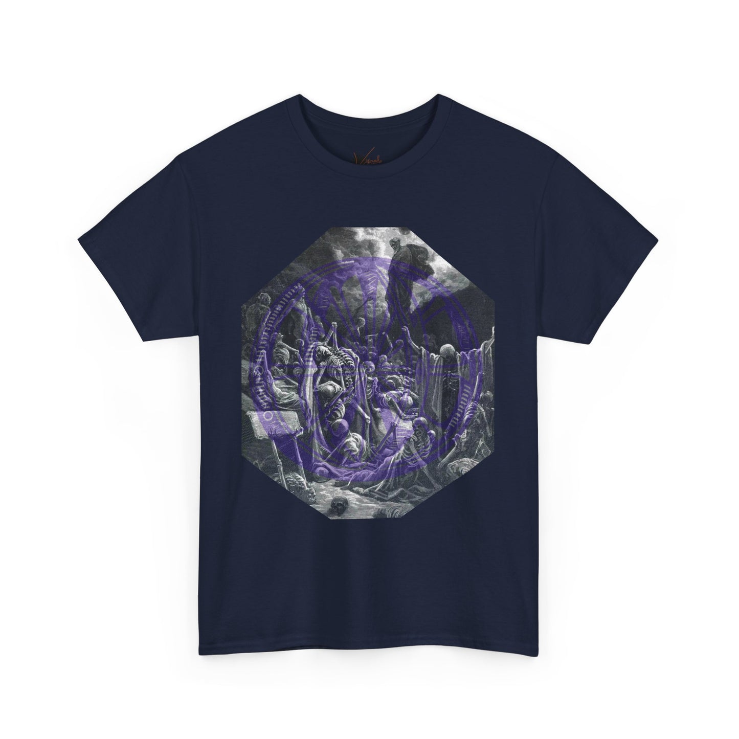 Ezekiel's Wheel Graphic Unisex Heavy Cotton Tee