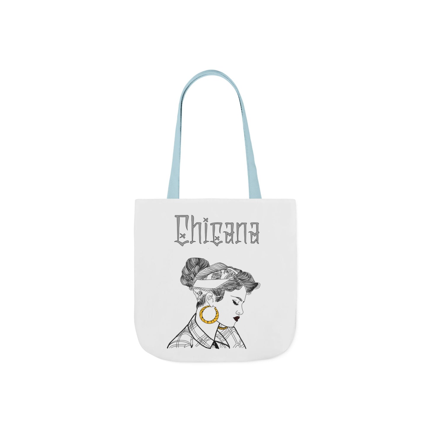 Chicana Canvas Tote Bag - Stylish Eco-Friendly Carryall for Fashion Lovers, Art Enthusiasts, Gifts for Her, Everyday Use
