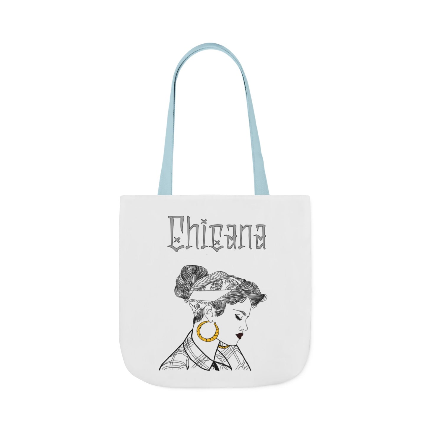 Chicana Canvas Tote Bag - Stylish Eco-Friendly Carryall for Fashion Lovers, Art Enthusiasts, Gifts for Her, Everyday Use