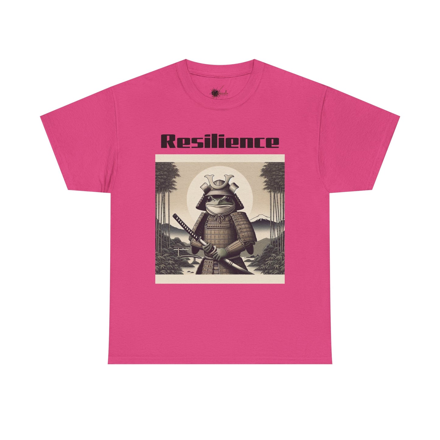 Samurai Resilience Unisex Heavy Cotton Tee | Motivational Graphic Shirt