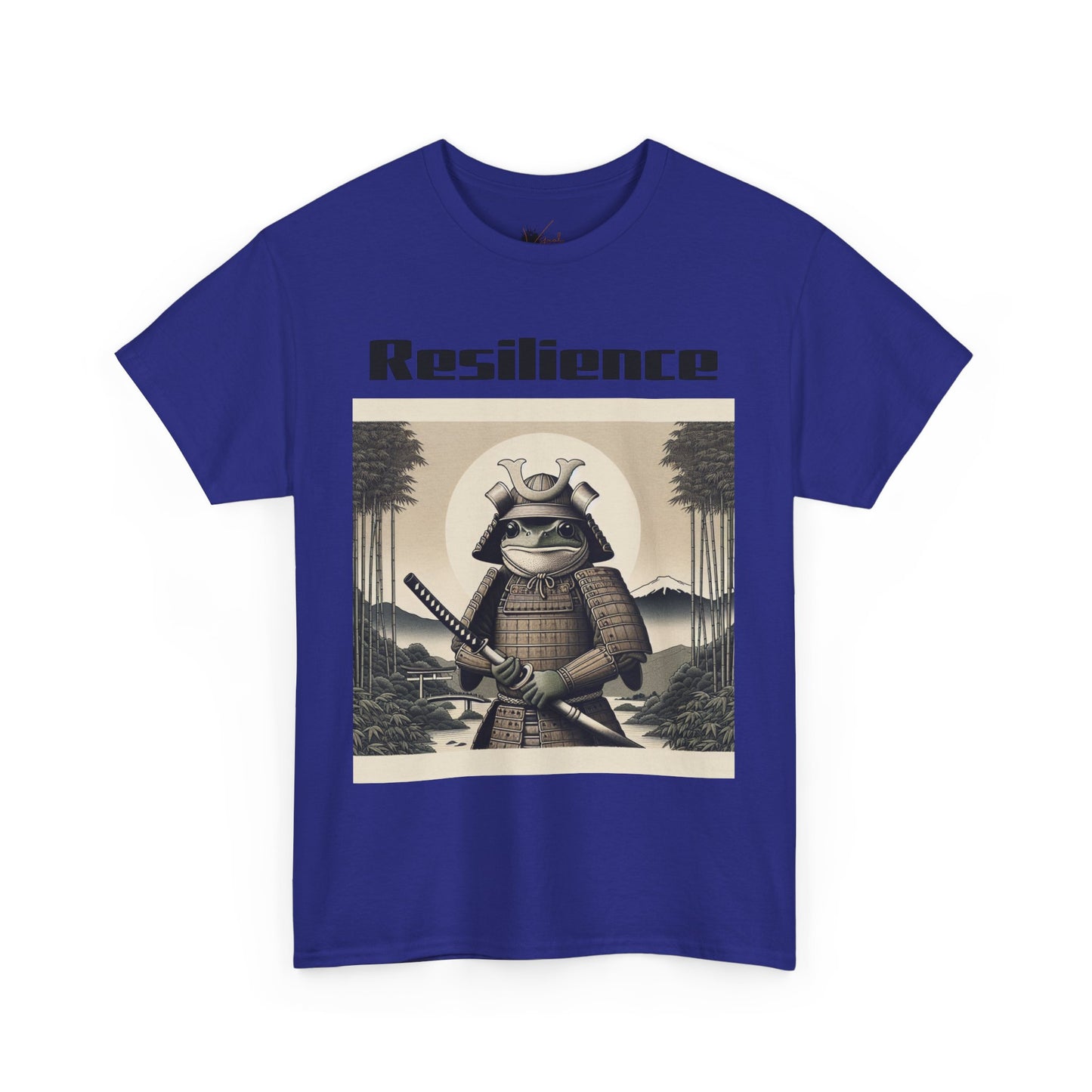 Samurai Resilience Unisex Heavy Cotton Tee | Motivational Graphic Shirt