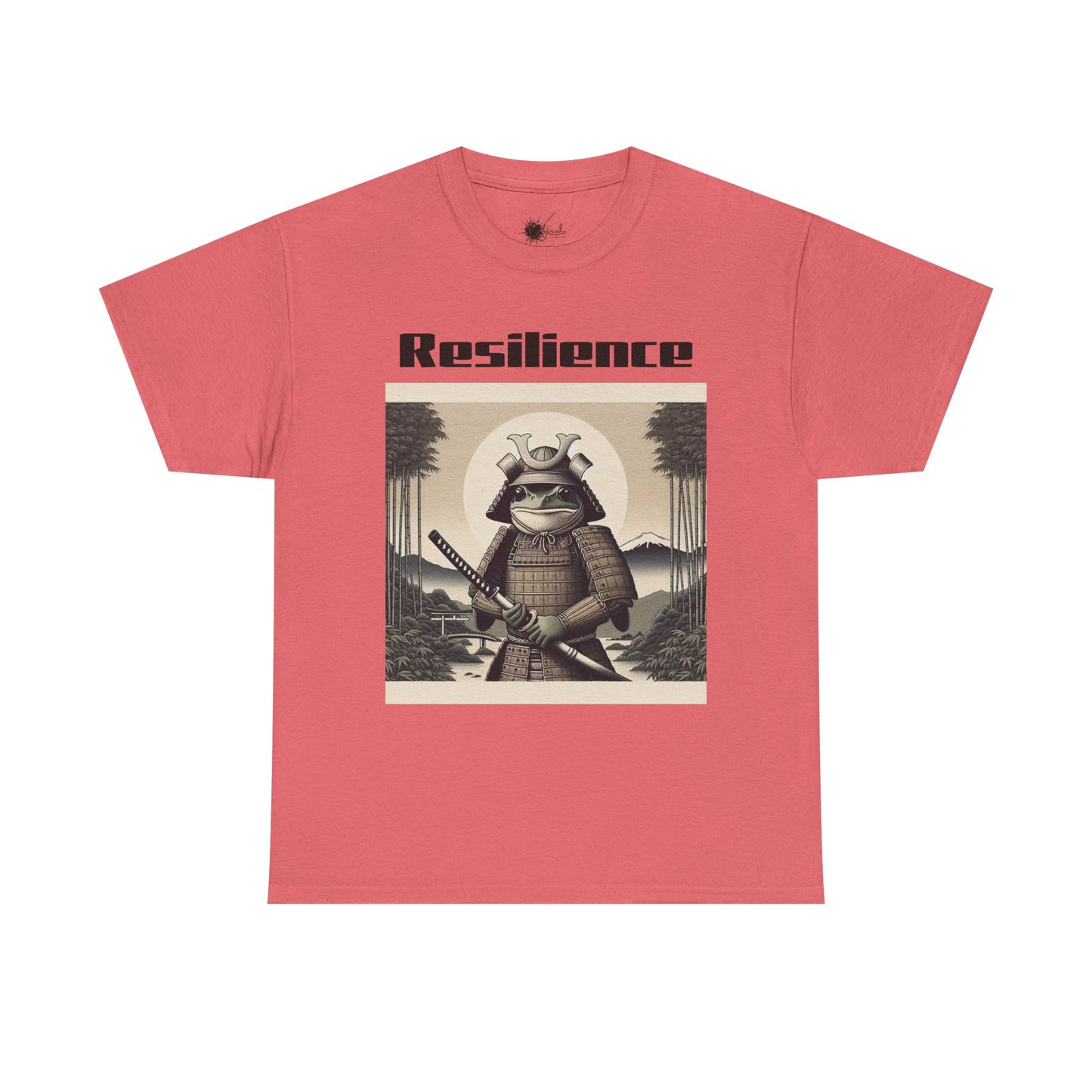 Samurai Resilience Unisex Heavy Cotton Tee | Motivational Graphic Shirt