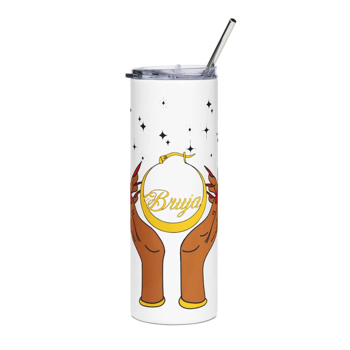 Bruja Stainless Steel Tumbler | Celestial Drinkware, Witchy Gifts for Her, Astrology Travel Mug, Unique Coffee Cup, Magical [...]