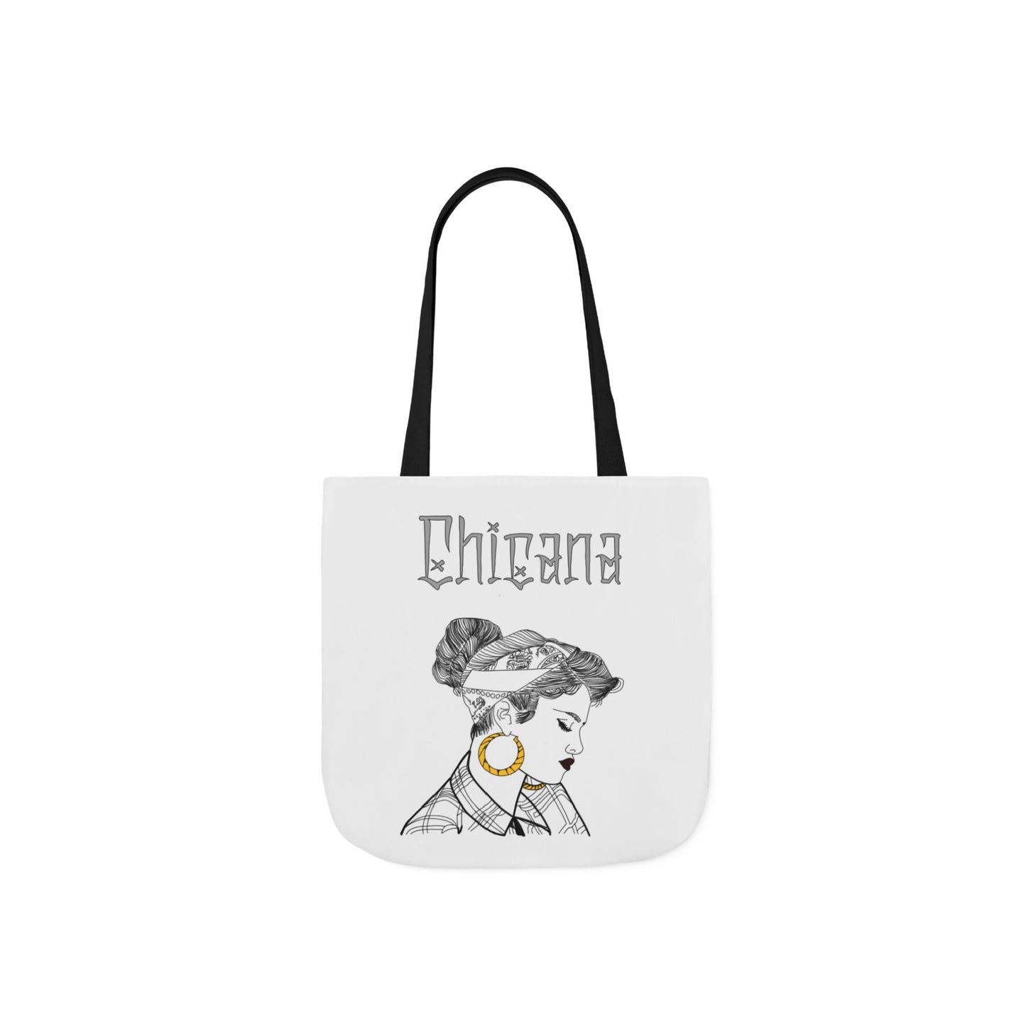 Chicana Canvas Tote Bag - Stylish Eco-Friendly Carryall for Fashion Lovers, Art Enthusiasts, Gifts for Her, Everyday Use