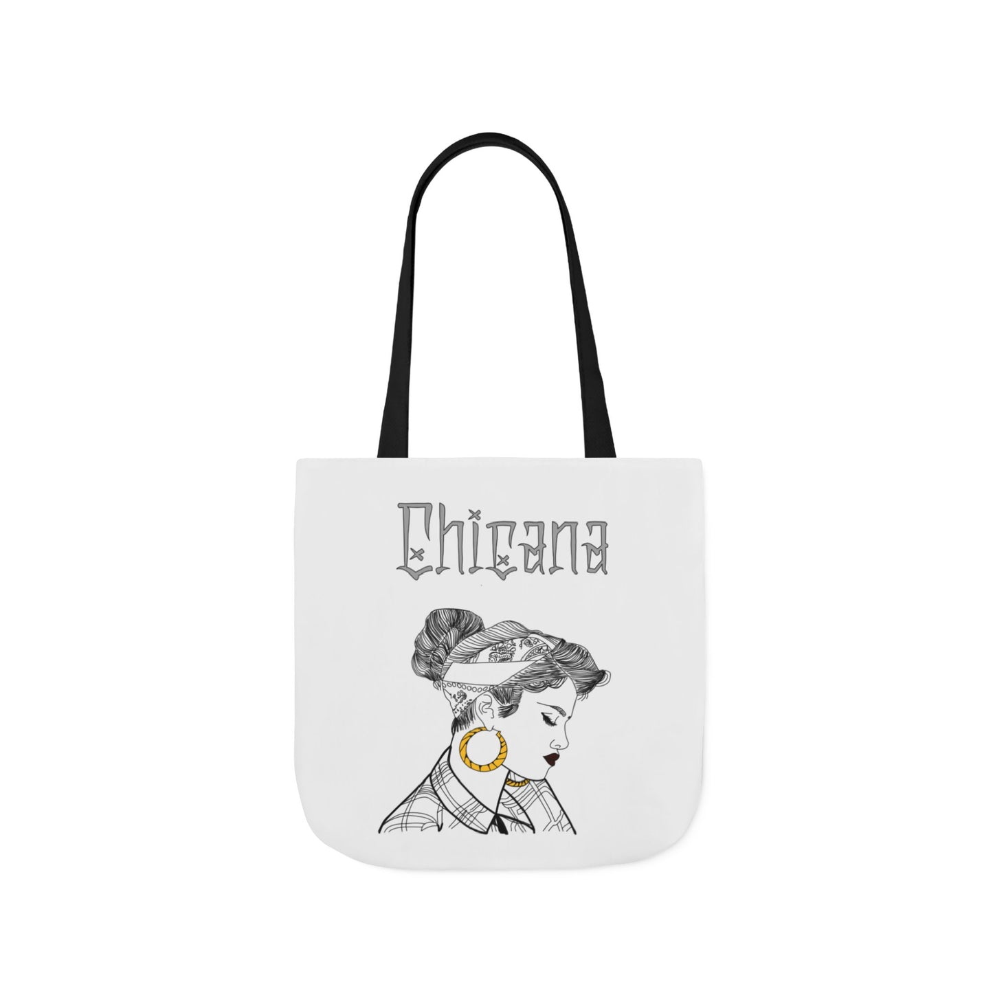 Chicana Canvas Tote Bag - Stylish Eco-Friendly Carryall for Fashion Lovers, Art Enthusiasts, Gifts for Her, Everyday Use