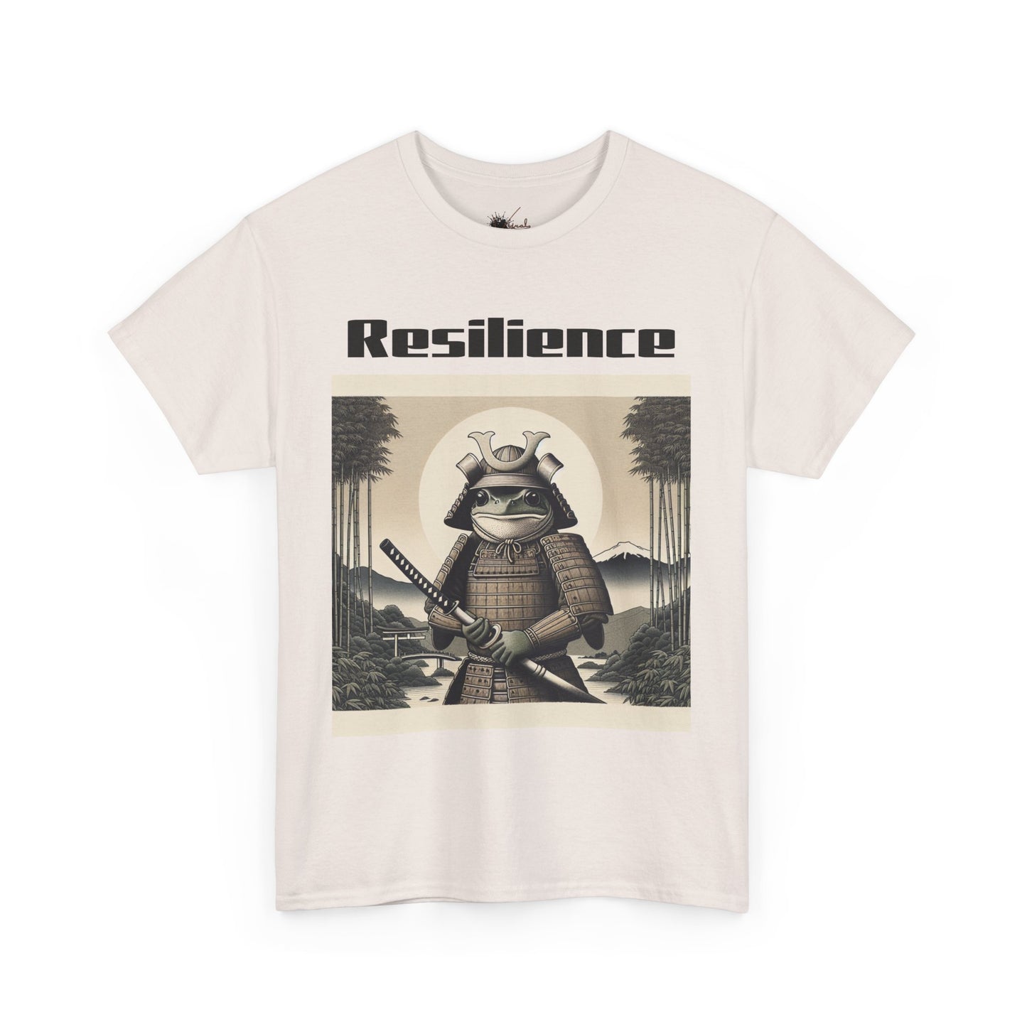 Samurai Resilience Unisex Heavy Cotton Tee | Motivational Graphic Shirt