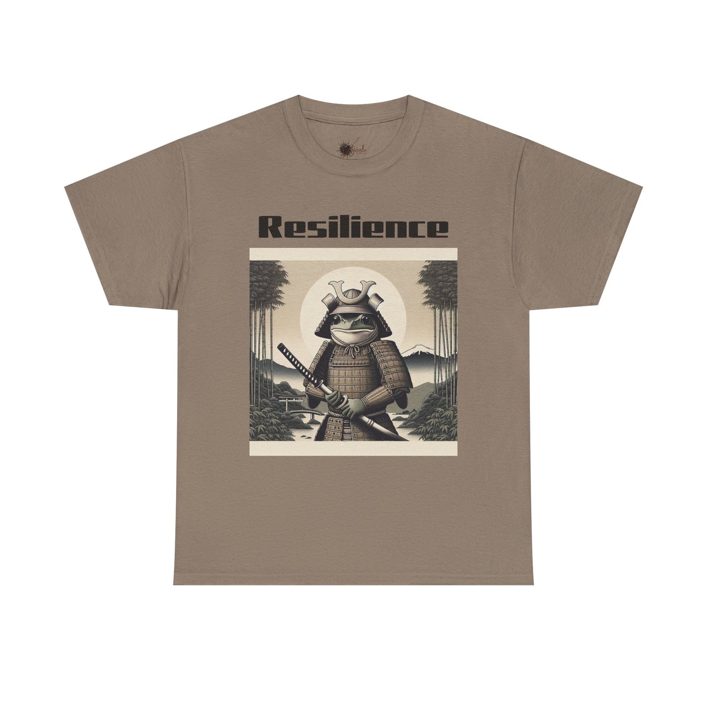 Samurai Resilience Unisex Heavy Cotton Tee | Motivational Graphic Shirt