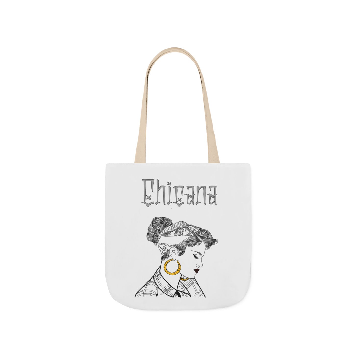 Chicana Canvas Tote Bag - Stylish Eco-Friendly Carryall for Fashion Lovers, Art Enthusiasts, Gifts for Her, Everyday Use