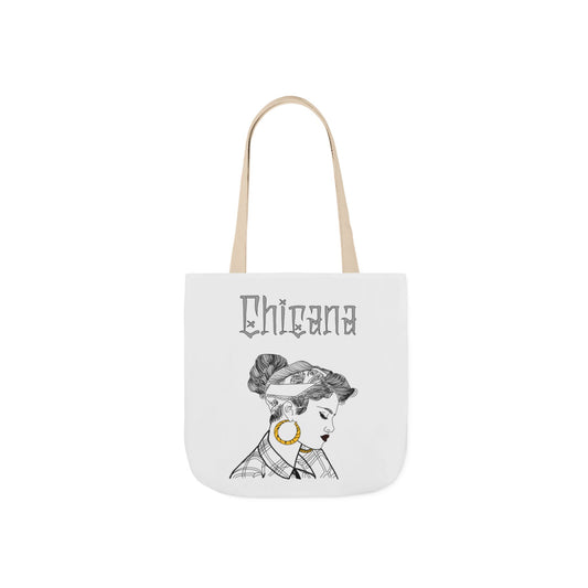 Chicana Canvas Tote Bag - Stylish Eco-Friendly Carryall for Fashion Lovers, Art Enthusiasts, Gifts for Her, Everyday Use
