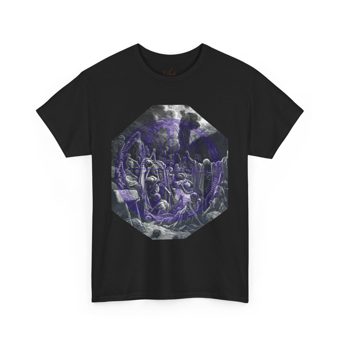 Ezekiel's Wheel Graphic Unisex Heavy Cotton Tee