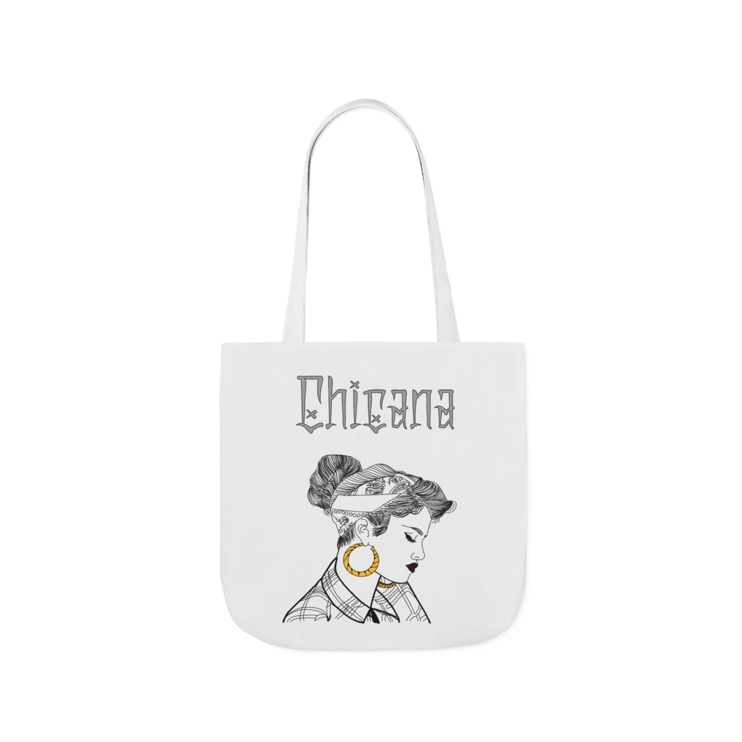 Chicana Canvas Tote Bag - Stylish Eco-Friendly Carryall for Fashion Lovers, Art Enthusiasts, Gifts for Her, Everyday Use