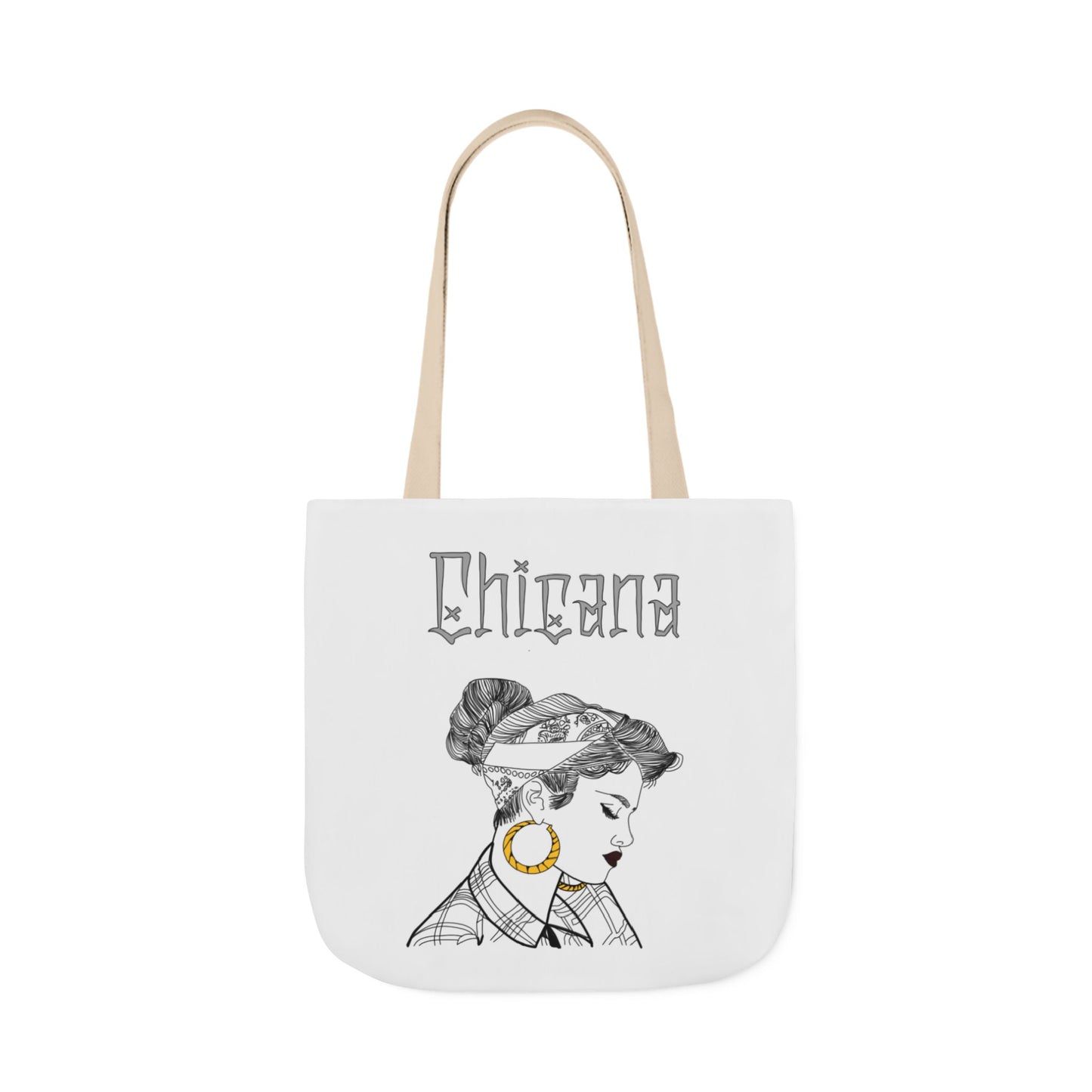 Chicana Canvas Tote Bag - Stylish Eco-Friendly Carryall for Fashion Lovers, Art Enthusiasts, Gifts for Her, Everyday Use